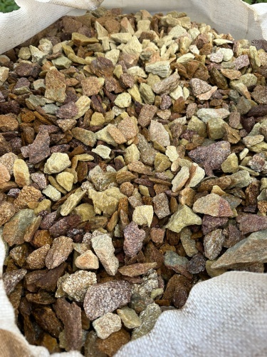 Златолит персиковый декоративная каменная крошка купить в Урае