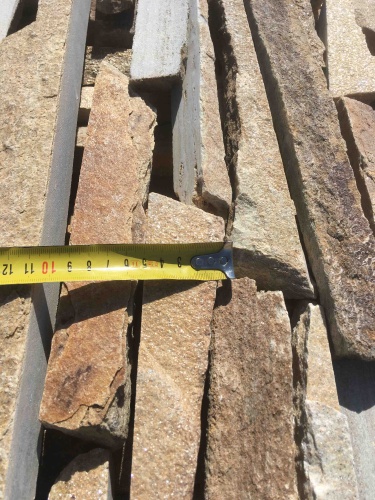 Горбушка златолит золотистый для облицовки купить в Урае