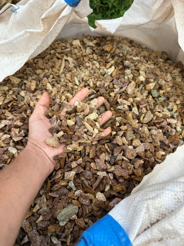 Златолит персиковый декоративная каменная крошка купить в Урае